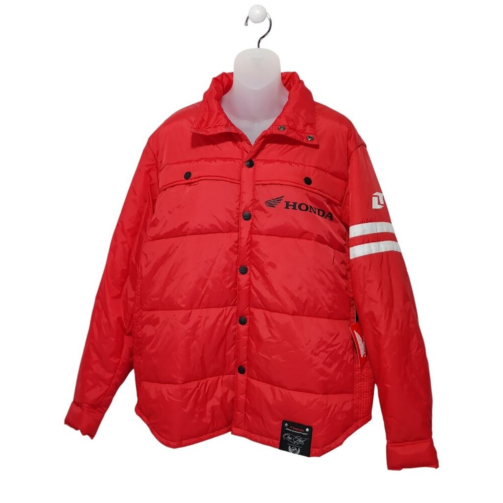 Honda Official Pusher Lightweight Jacket Red Women's Size L NEW